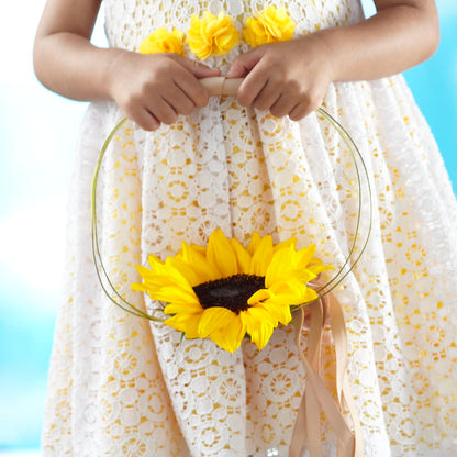 Sweet Sunshine Flower Girl Bouquet – YOUNG'S GREENHOUSE & FLOWER SHOP, Fort Wayne IN
