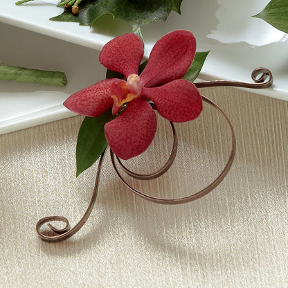Red Mokara Boutonniere – YOUNG'S GREENHOUSE & FLOWER SHOP, Fort Wayne IN