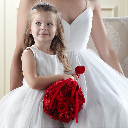 Pure at Heart Flower Girl Arrangement – YOUNG'S GREENHOUSE & FLOWER SHOP, Fort Wayne IN